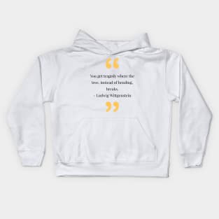 philosophy quotes Kids Hoodie